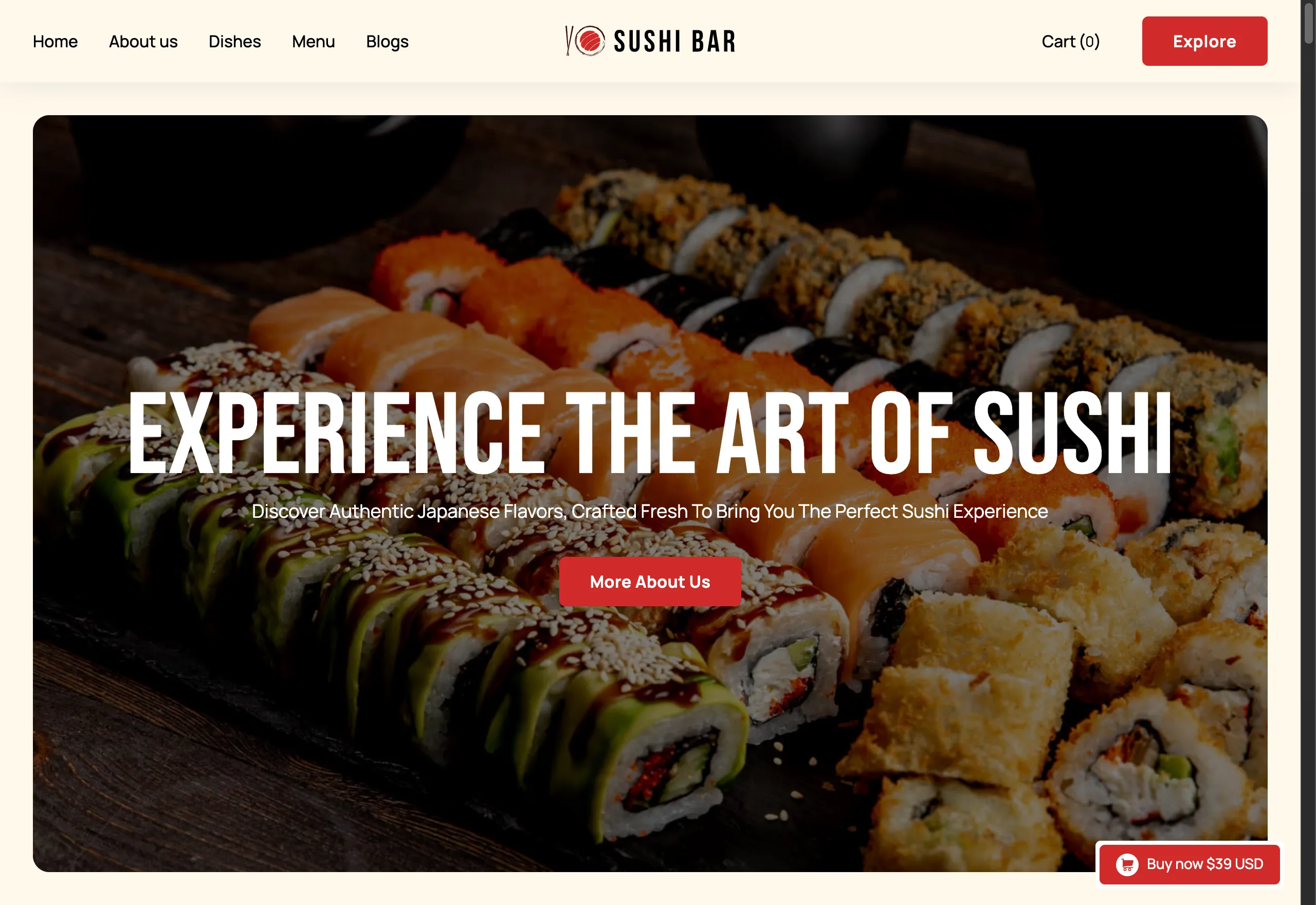 Sushi Bar — Japanese Cuisine